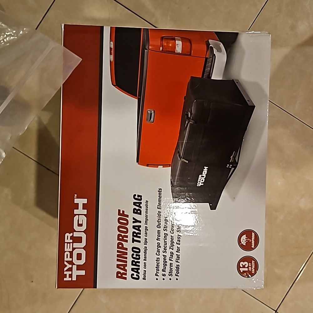 Hypertough rainproof pickup truck cargo tray storage 53.98 x 20.98 x 20 In bag